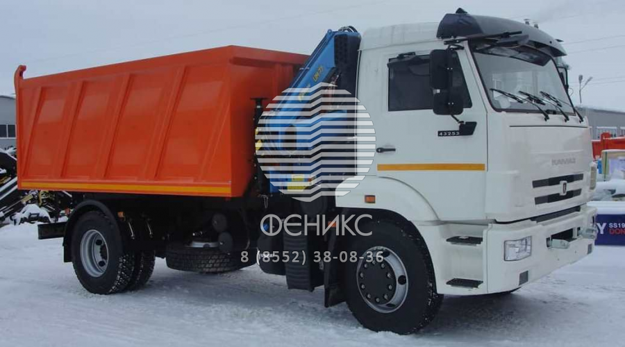 Самосвал КамАЗ 43253-3010-69 с КМУ ИМ95