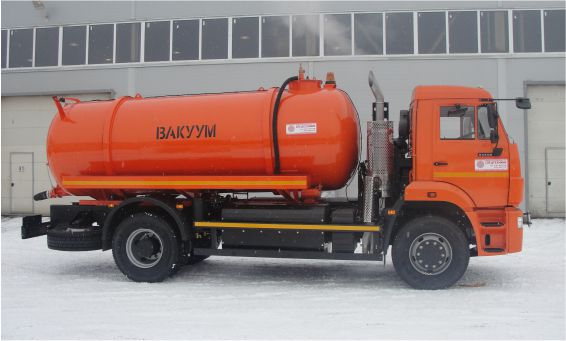 Автомобиль вакуумный АВ на шасси КамАЗ 53605-4863-37, модель 780741