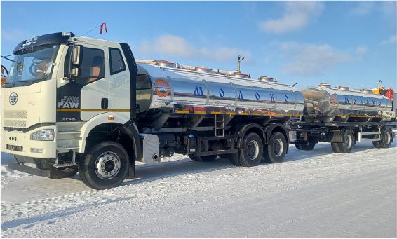 Молоковоз-цистерна на шасси FAW