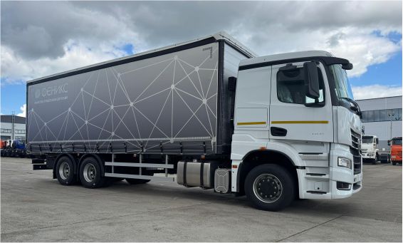 Шторно-бортовой автомобиль на шасси КАМАЗ 780621