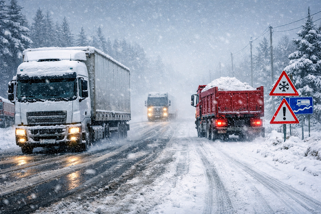 Особенности эксплуатации грузовых автомобилей в зимний период